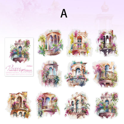 Vienna Terrace Sticker 10pcs