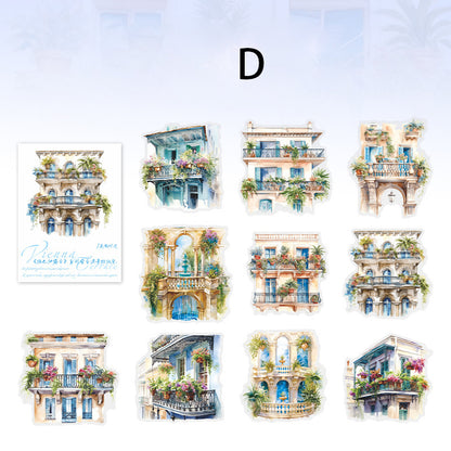 Vienna Terrace Sticker 10pcs