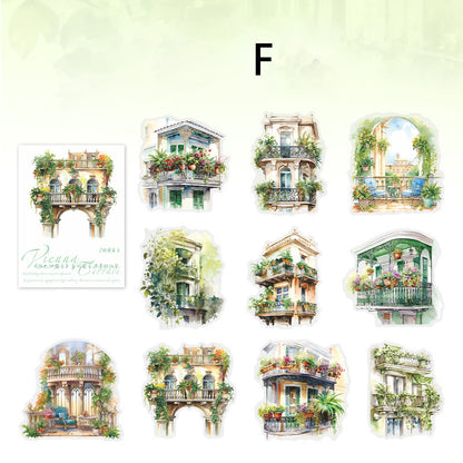Vienna Terrace Sticker 10pcs