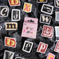 Vintage Alphabet Sticker 52pcs