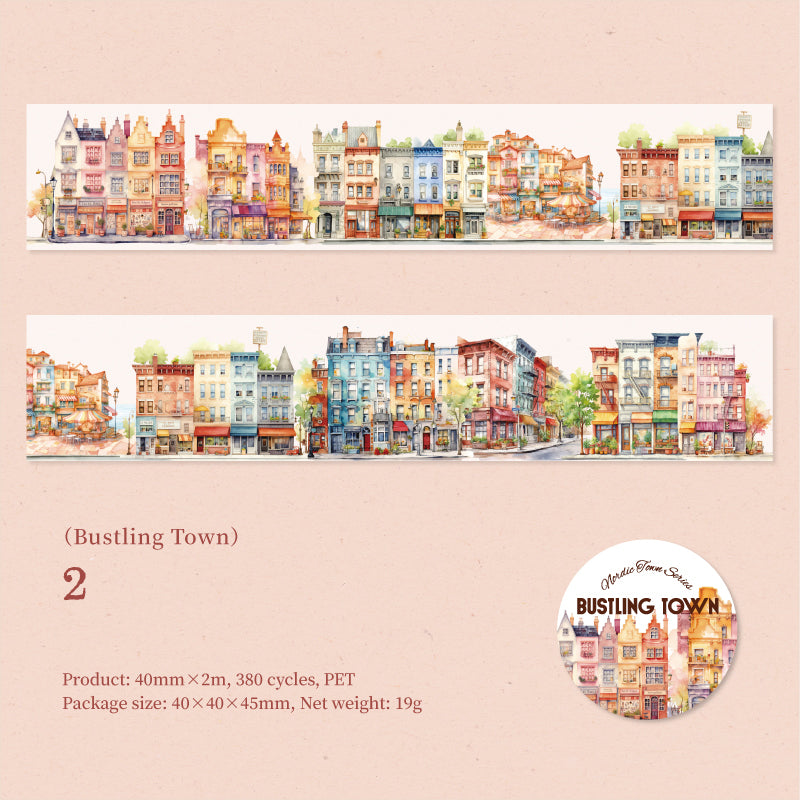 Vintage Art Town All Tape
