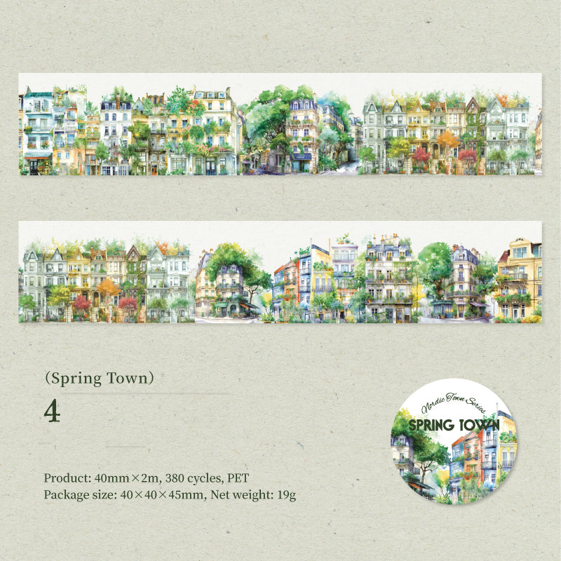 Vintage Art Town All Tape