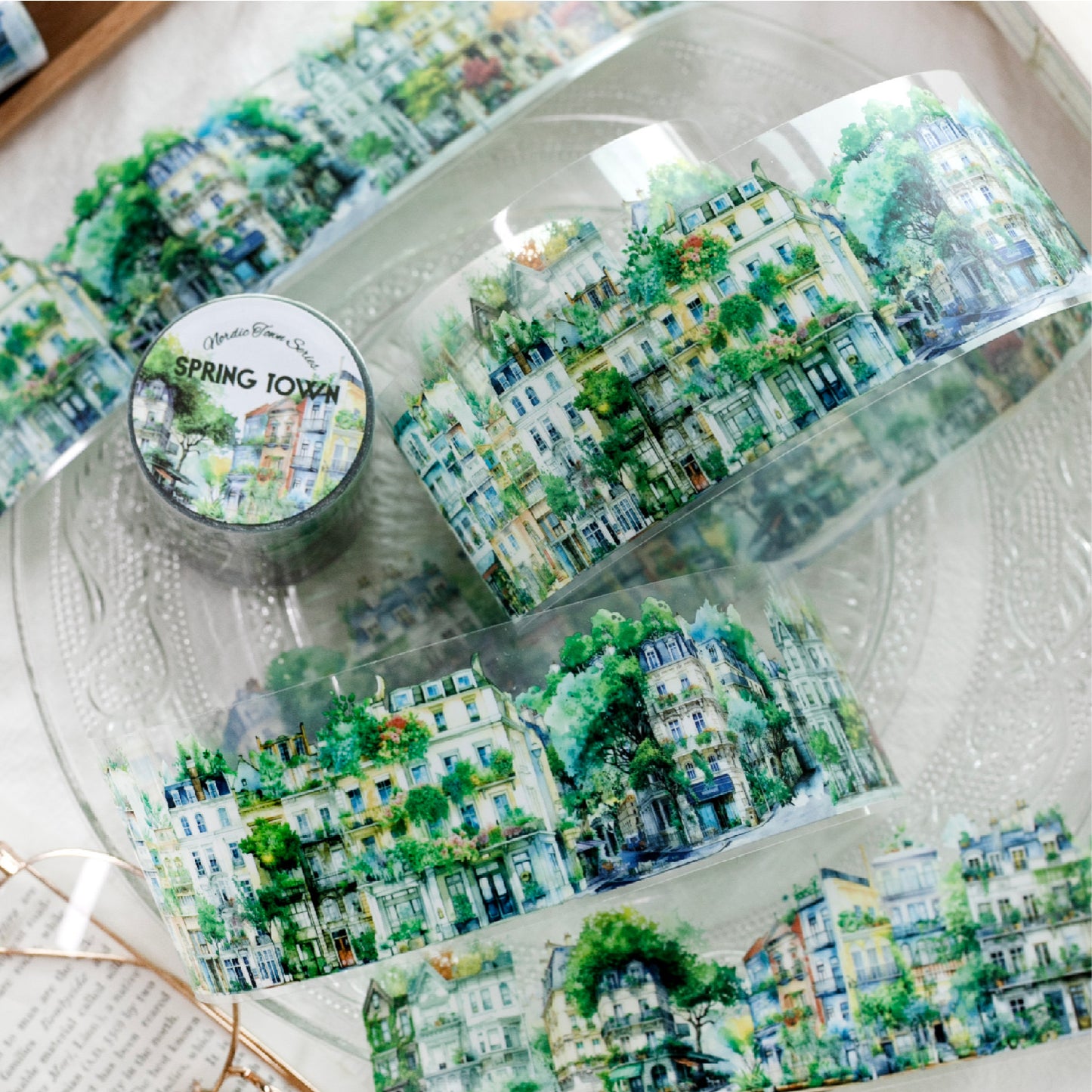Vintage Art Town All Tape