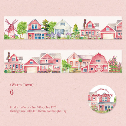 Vintage Art Town All Tape