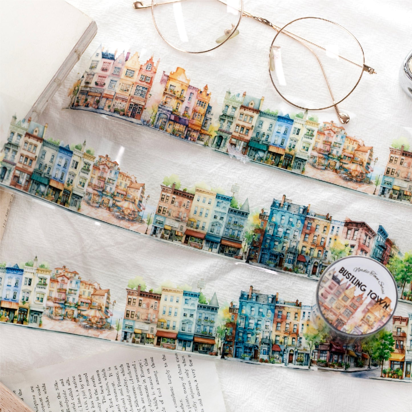 Vintage Art Town All Tape
