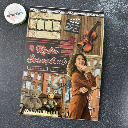 Vintage Collage Archive Sticker Book