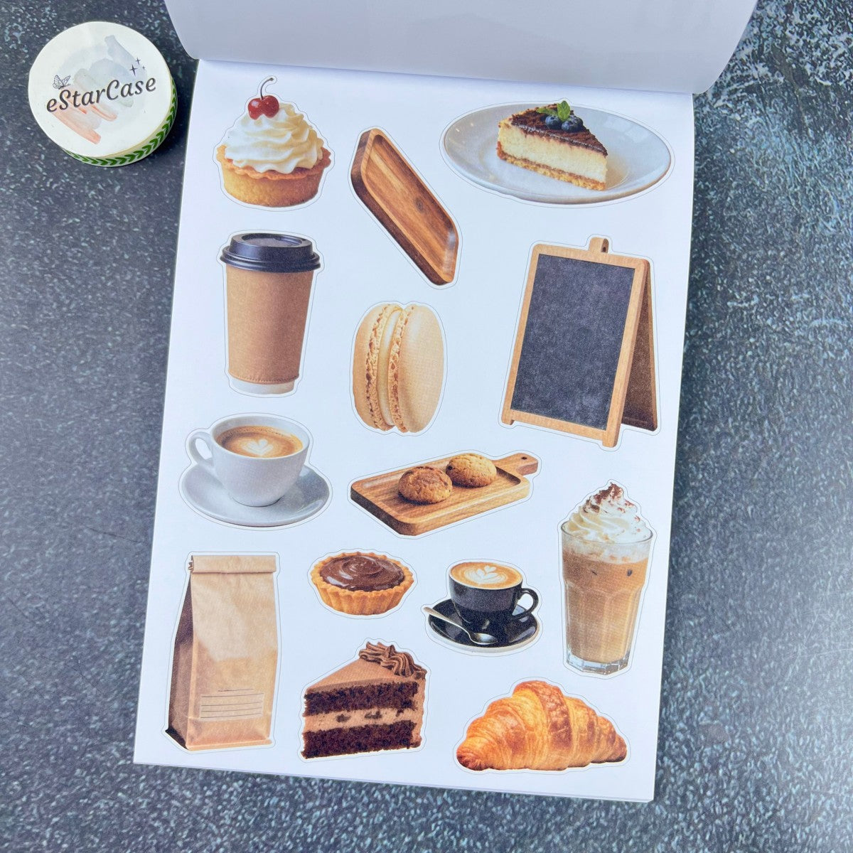 Vintage Collage Archive Sticker Book