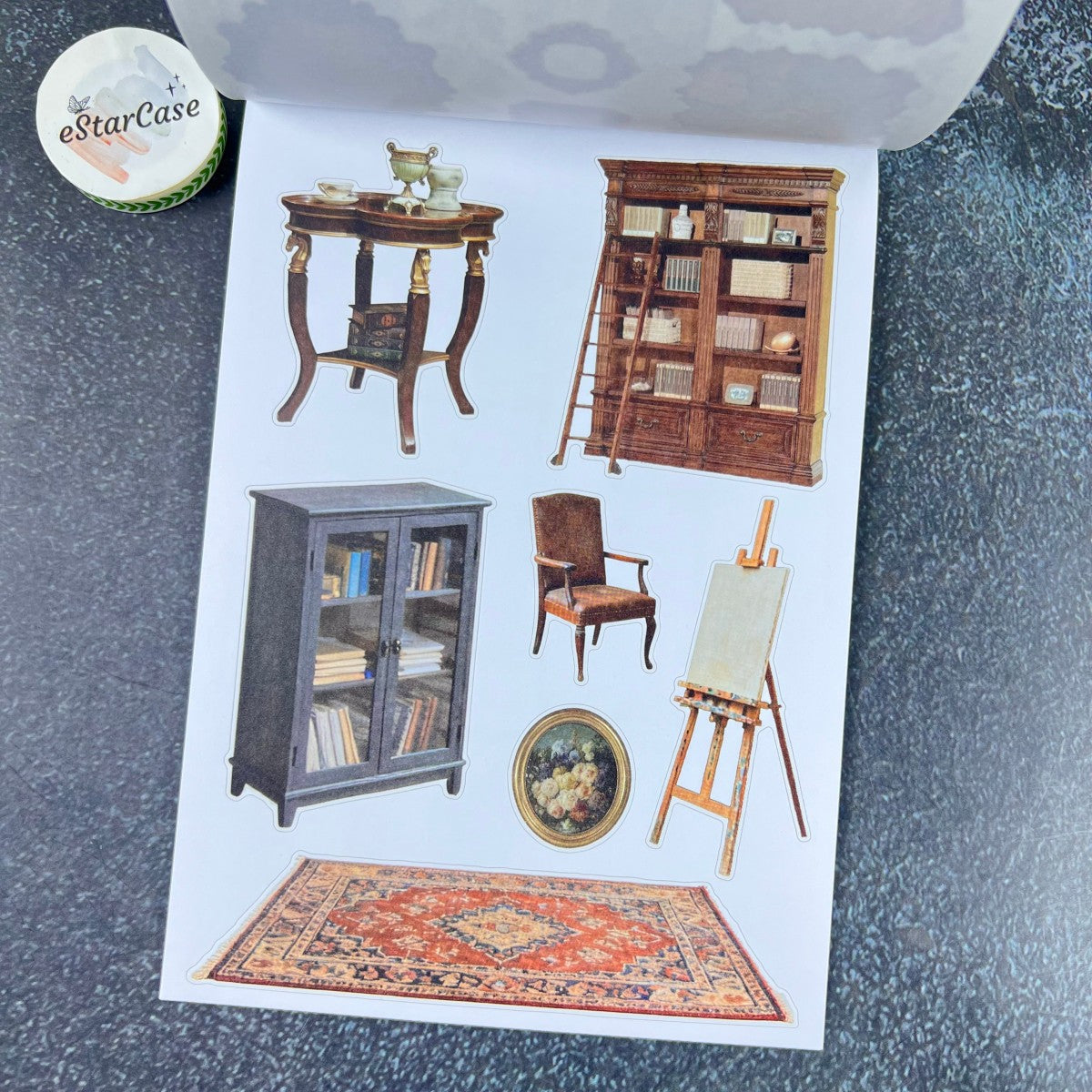 Vintage Collage Archive Sticker Book