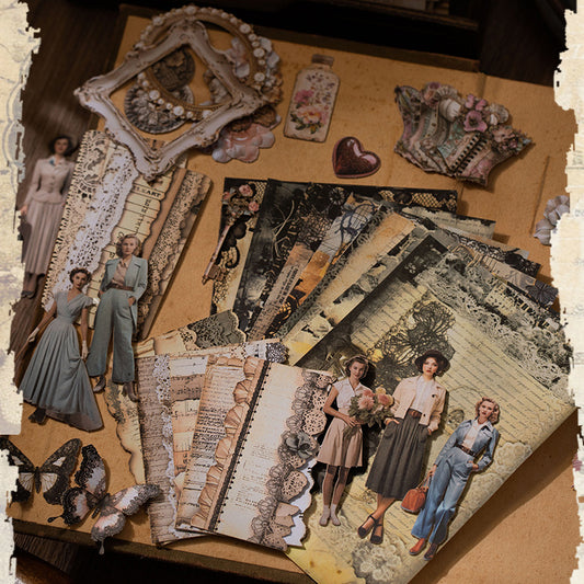 Vintage DIY Pack 55pcs