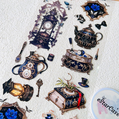 6cm*2m Vintage Dark Box Tape