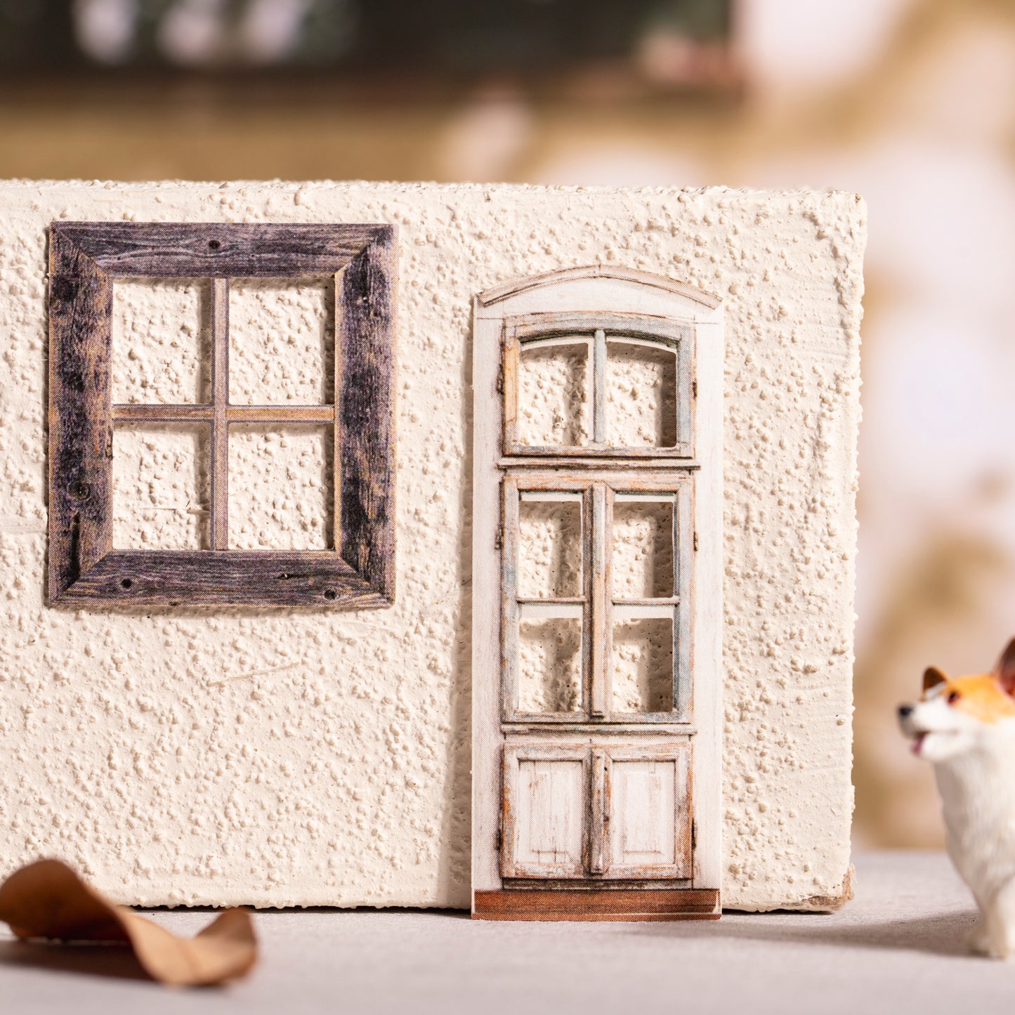 Vintage Doors Windows Stickers 20pcs