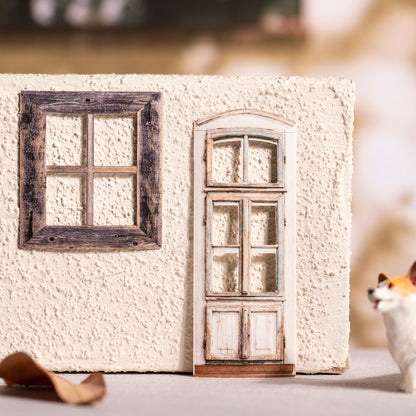 Vintage Doors Windows Stickers 20pcs