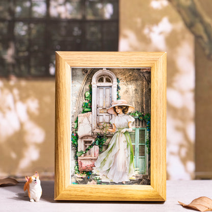 Vintage Doors Windows Stickers 20pcs