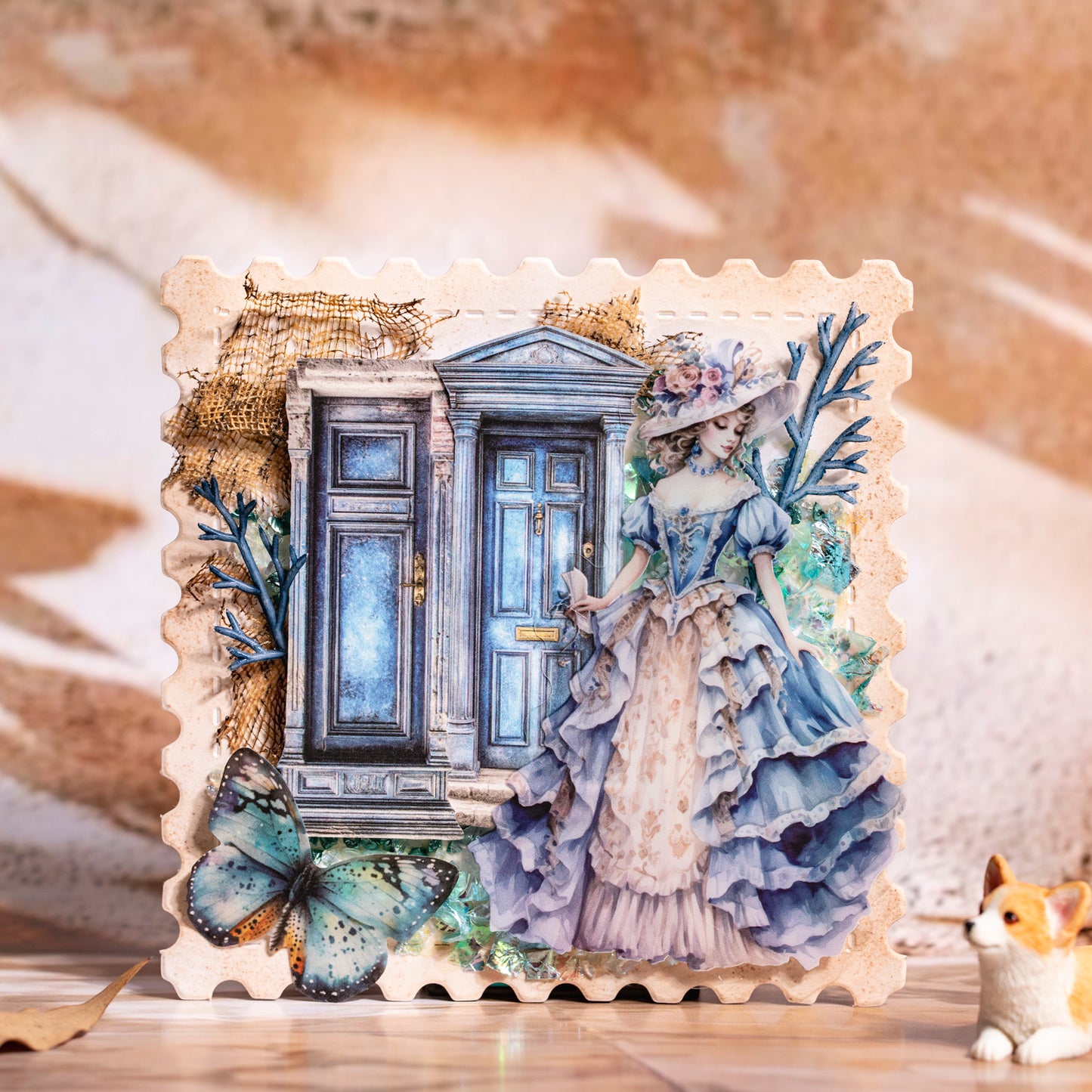 Vintage Doors Windows Stickers 20pcs