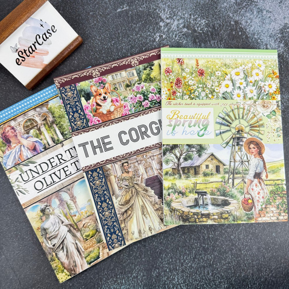 Vintage Era Sticker Book – Estarcase