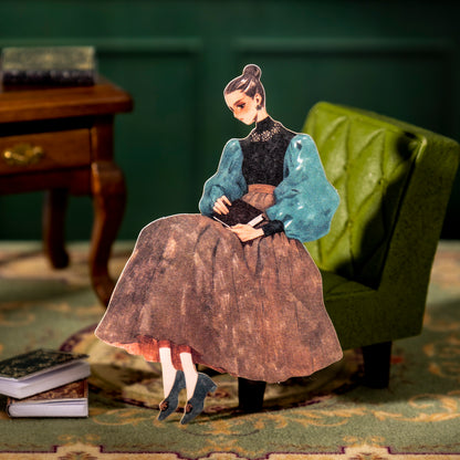 Vintage Fashion Sticker 20pcs