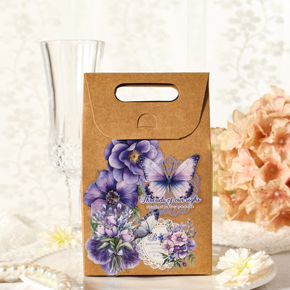 Vintage Flower Sticker 20pcs