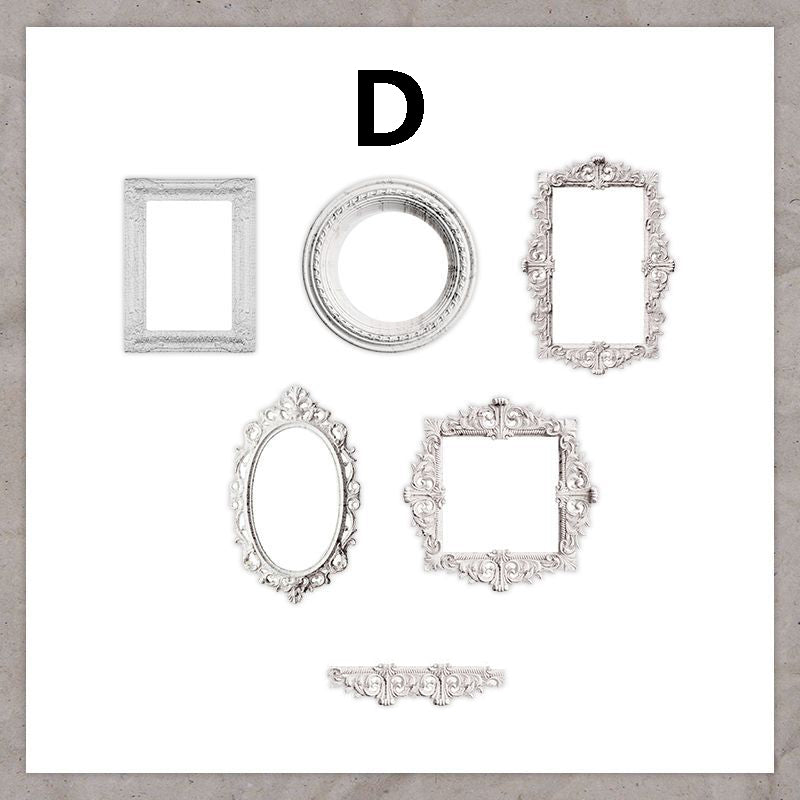 Vintage Frame Reliefv Asset Pack Sticker 15pcs