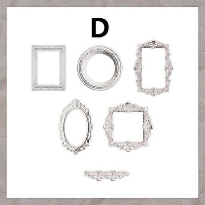 Vintage Frame Reliefv Asset Pack Sticker 15pcs