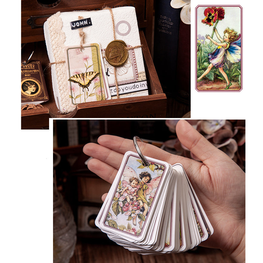 Vintage Small Cards 100pcs