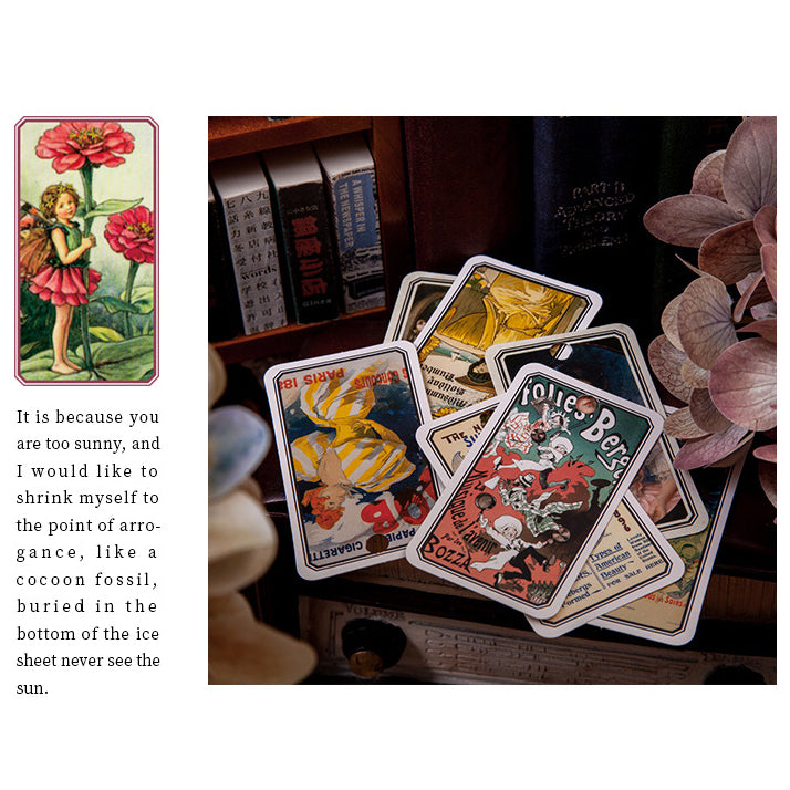 Vintage Small Cards 100pcs