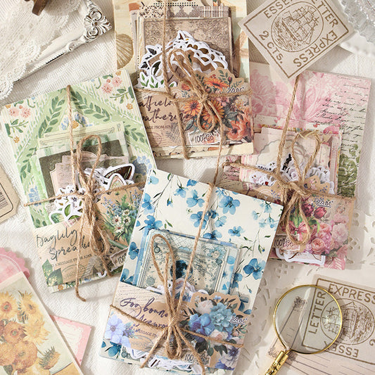 Vintage Sticker Pack 100pcs