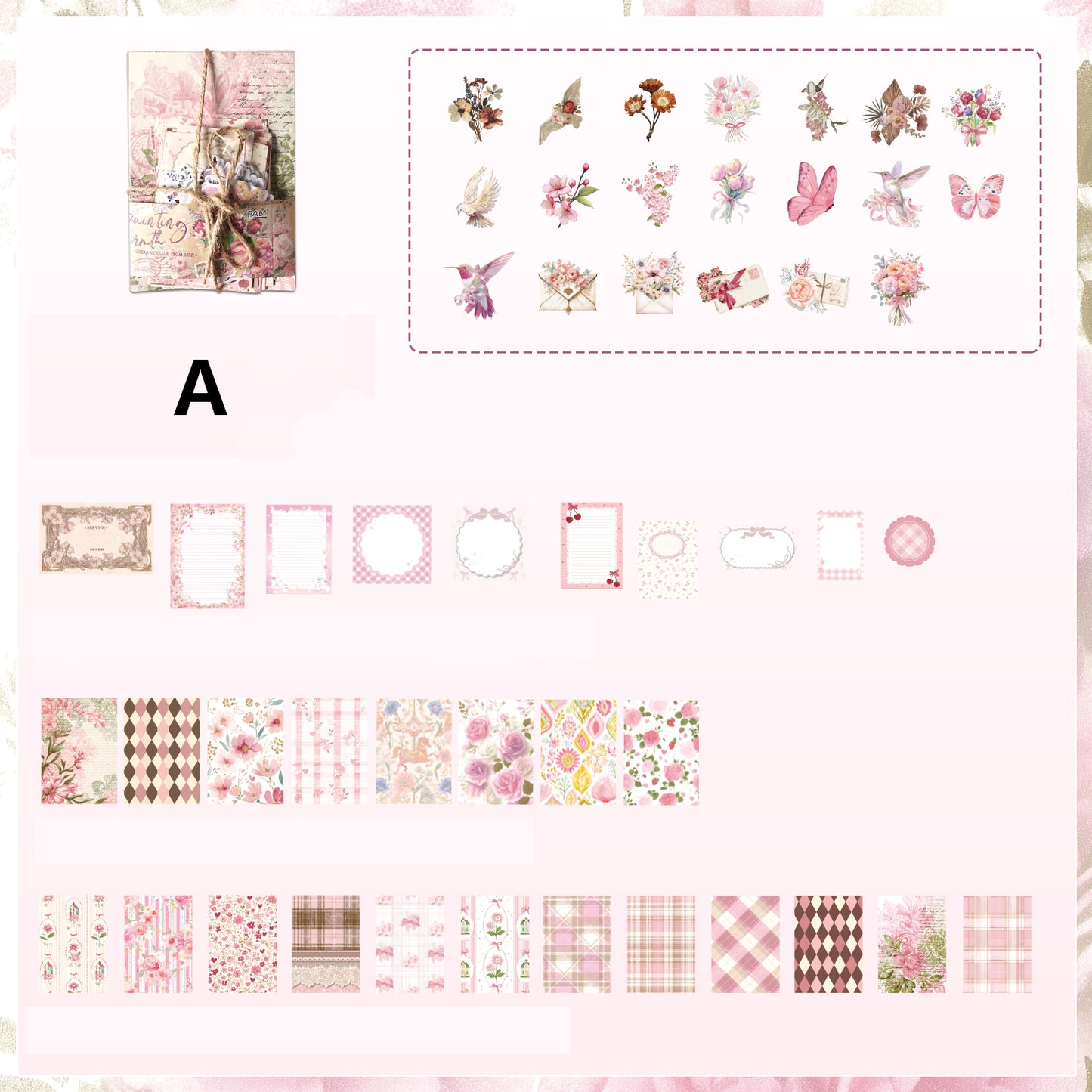 Vintage Sticker Pack 100pcs