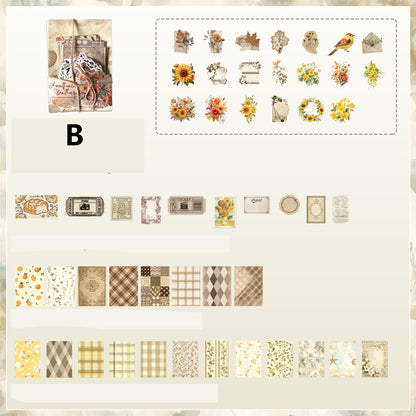 Vintage Sticker Pack 100pcs