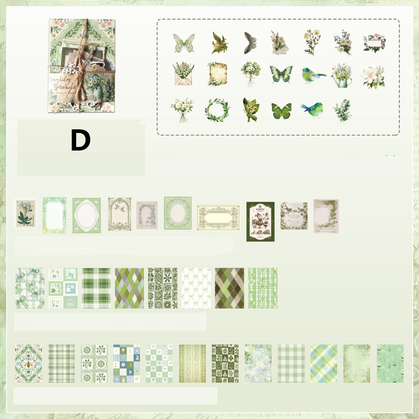 Vintage Sticker Pack 100pcs