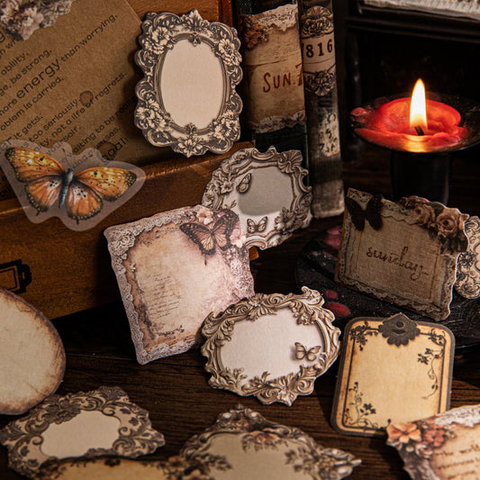 Vintage Tag Sticker 30pcs