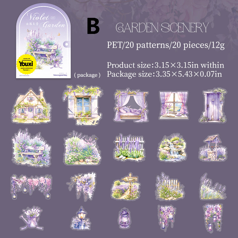 Violet Garden Sticker 20pcs