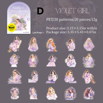 Violet Garden Sticker 20pcs