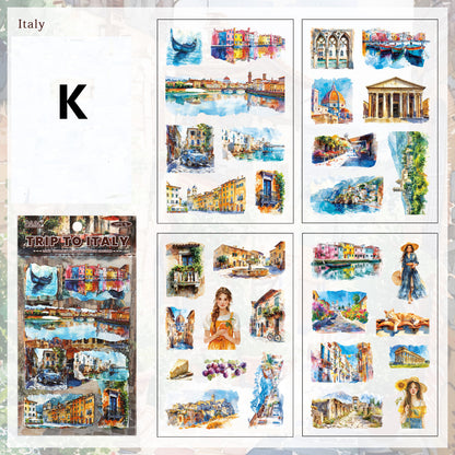 Voyage Of Nations Stickers 4pcs