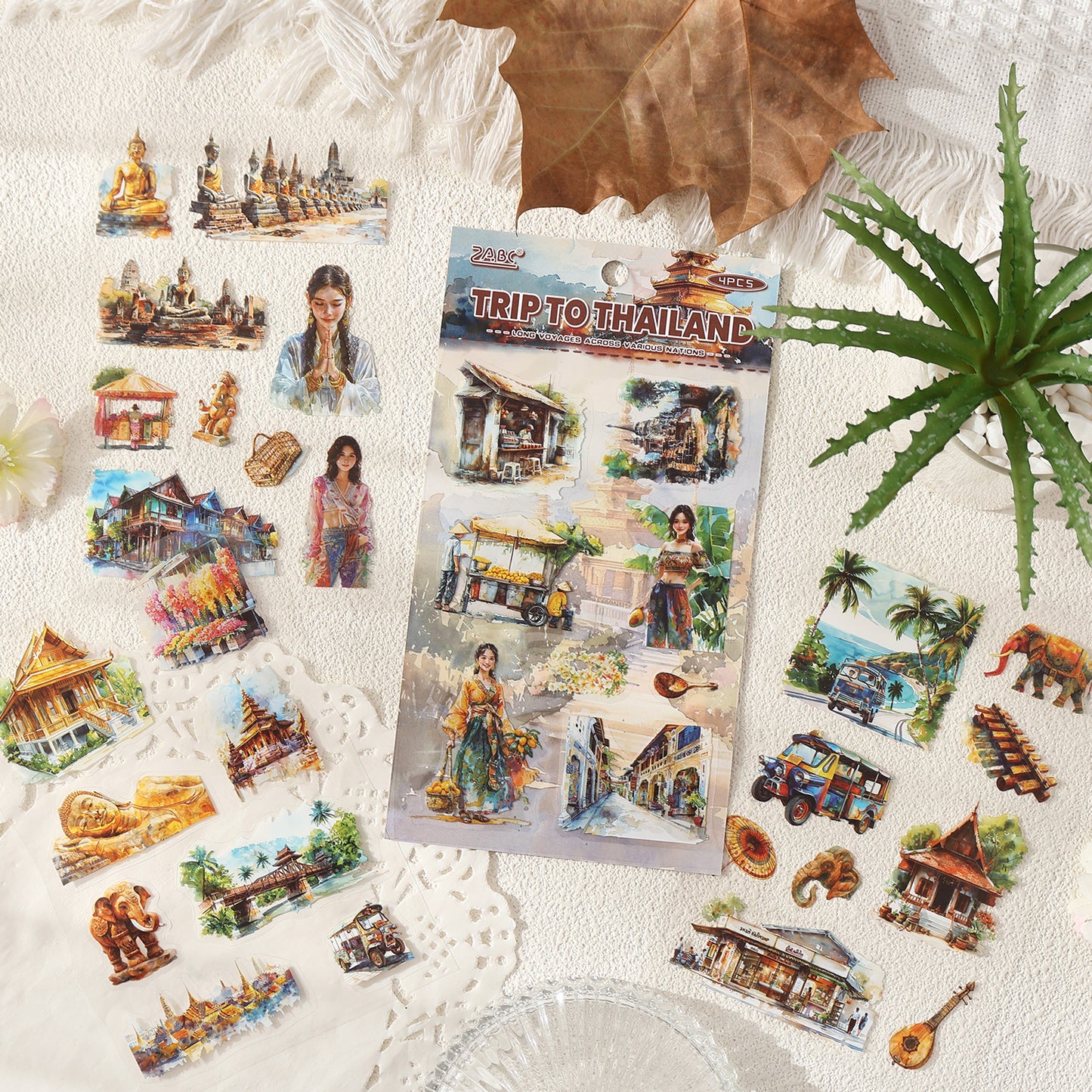 Voyage Of Nations Stickers 4pcs