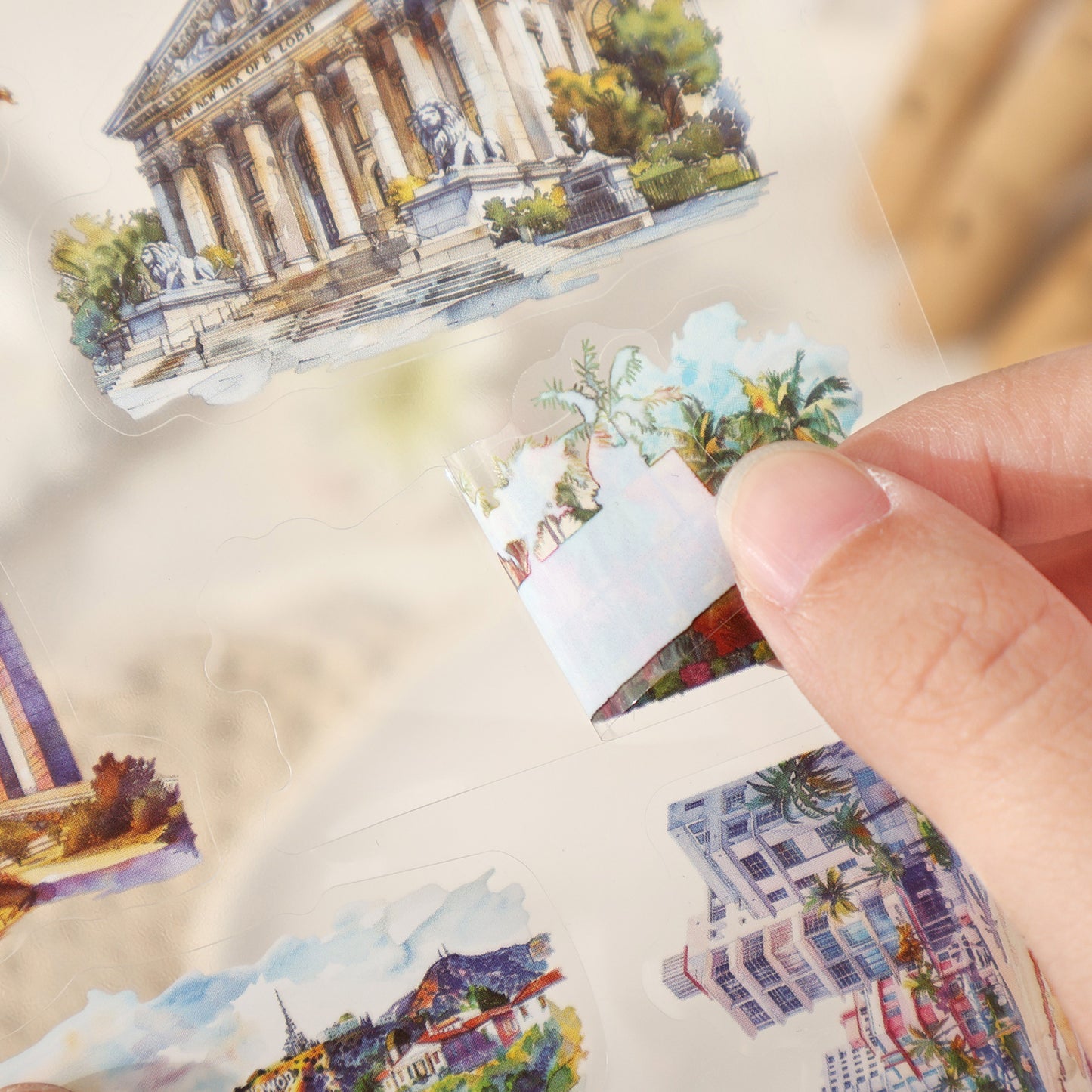 Voyage Of Nations Stickers 4pcs