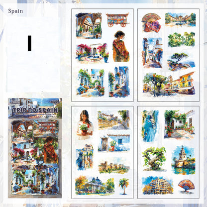 Voyage Of Nations Stickers 4pcs