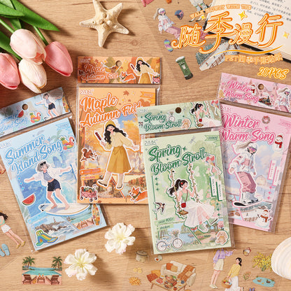 Wander With Seasons Stickers 20pcs
