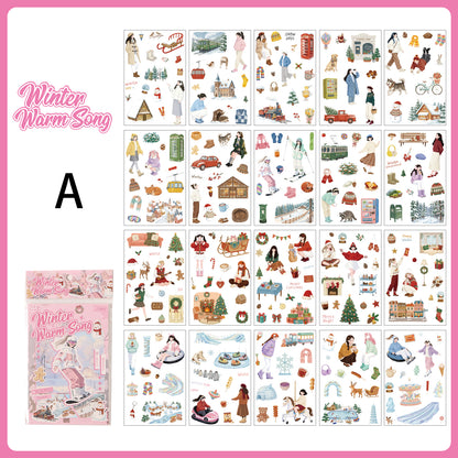 Wander With Seasons Stickers 20pcs