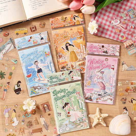 Wander With Seasons Stickers 20pcs