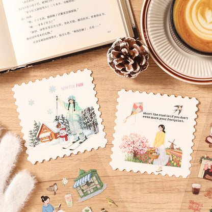 Wander With Seasons Stickers 20pcs