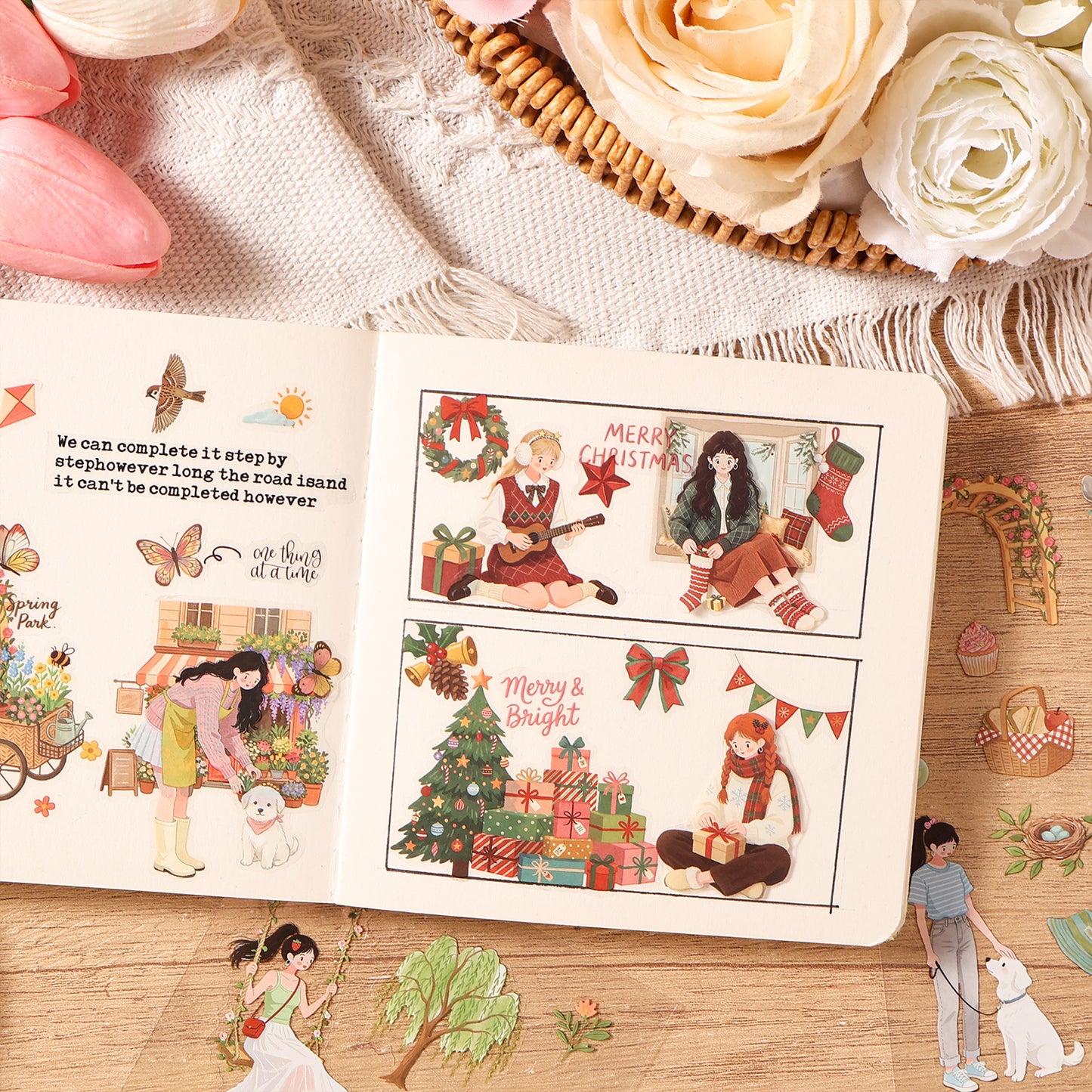 Wander With Seasons Stickers 20pcs
