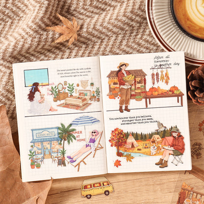 Wander With Seasons Stickers 20pcs
