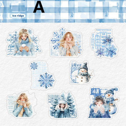 Warm in Winter Sticker 16pcs