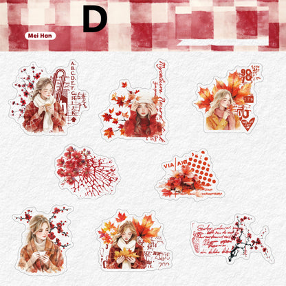 Warm in Winter Sticker 16pcs