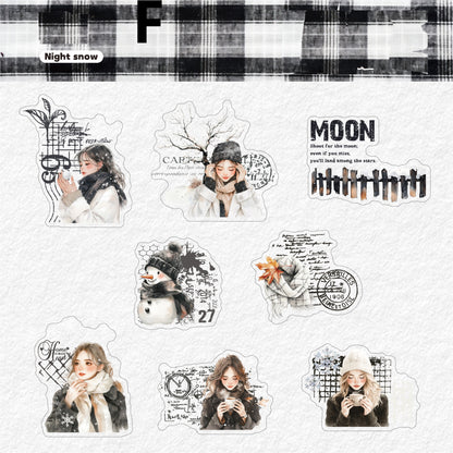 Warm in Winter Sticker 16pcs