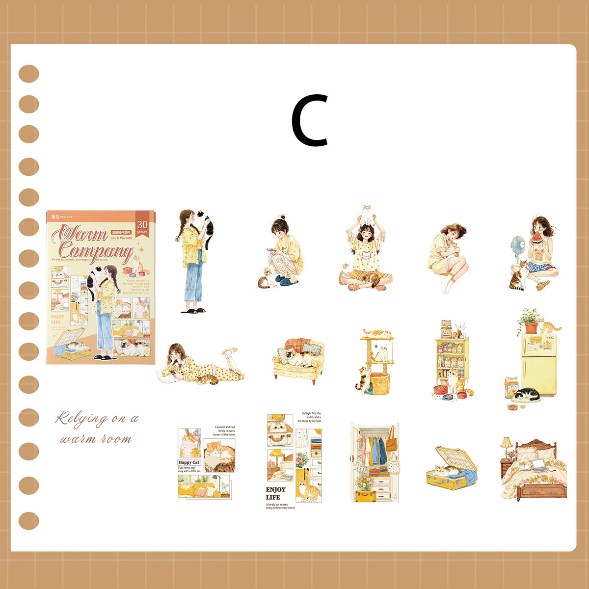 Warmth Together Sticker 30pcs