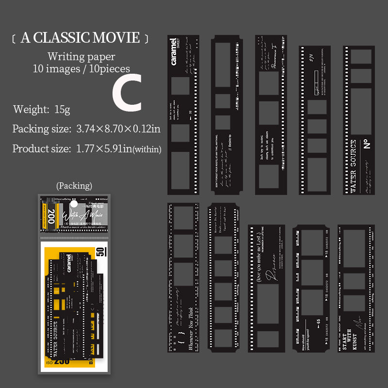 Watch A Movie Paper 10pcs