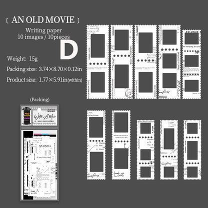 Watch A Movie Paper 10pcs