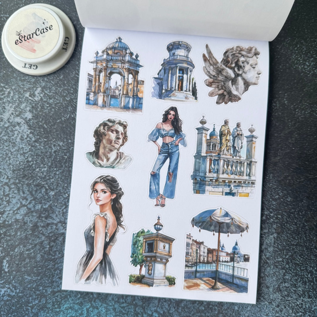 Water City Blossoms Tour Sticker Book