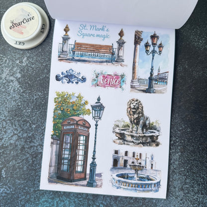 Water City Blossoms Tour Sticker Book